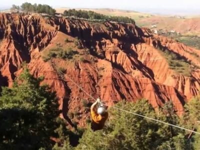 Zip line and horse terres damanar marrakech 6